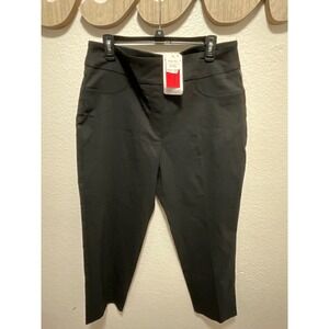 Ruby Rd Womens‎ Black Ankle Pants Size 16 Straight Leg Career